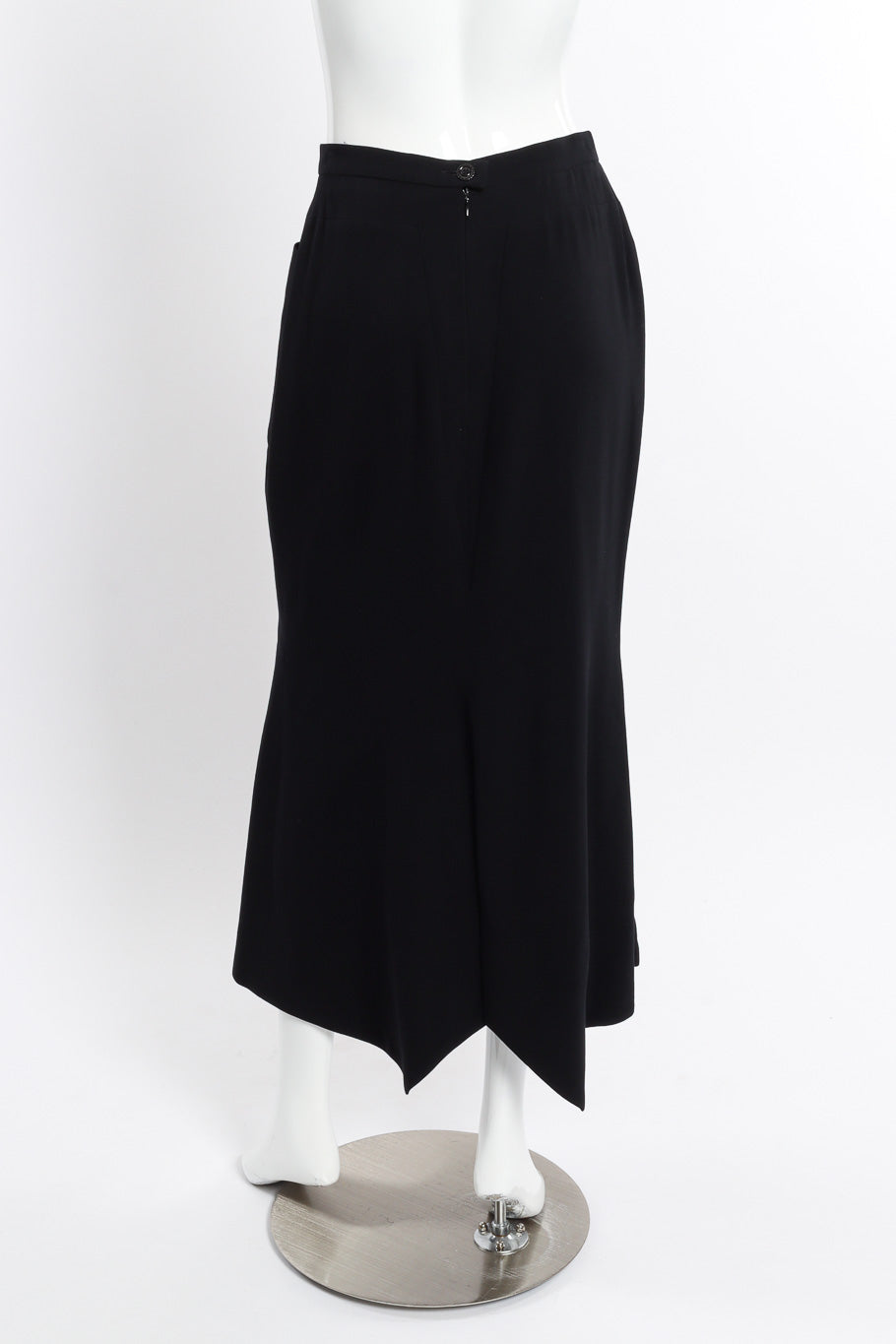 Vintage Karl Lagerfeld Two Pocket Slits Skirt back on mannequin @recessla