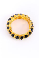 Vintage Kenneth Jay Lane Two-Tone Cuff Bracelet top @recessla