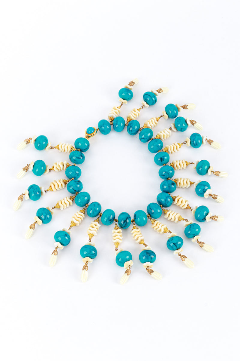 William de Lillo Turquoise Bead Collar Necklace @RECESS LA