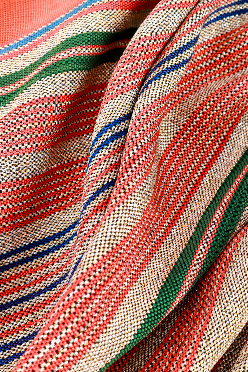 Vintage Metallic Stripe Caftan fabric @RECESS LA