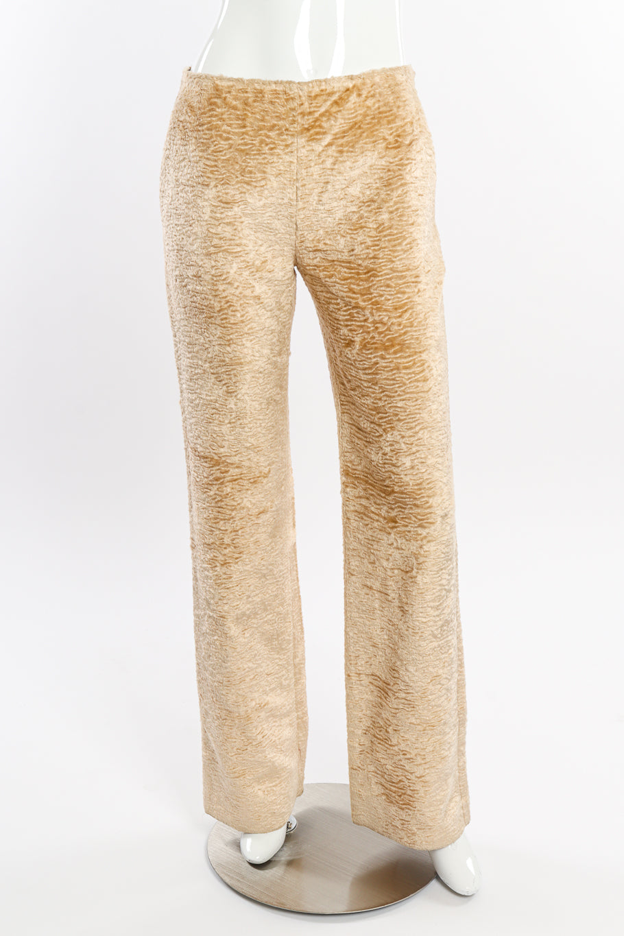 Textured Faux Fur Pant by Krizia on mannequin @recessla