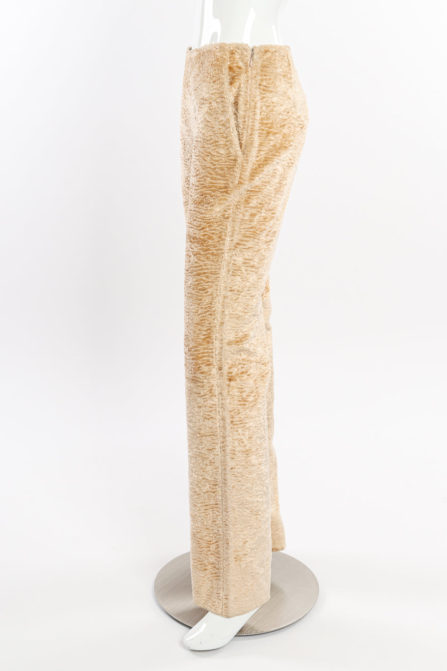 Textured Faux Fur Pant by Krizia on mannequin side @recessla