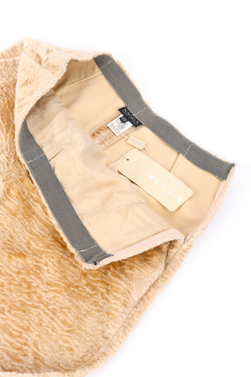 Textured Faux Fur Pant by Krizia unzipped @recessla