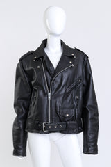 LA Roxx Custom Elvis Leather Biker Jacket front on mannequin @recess la