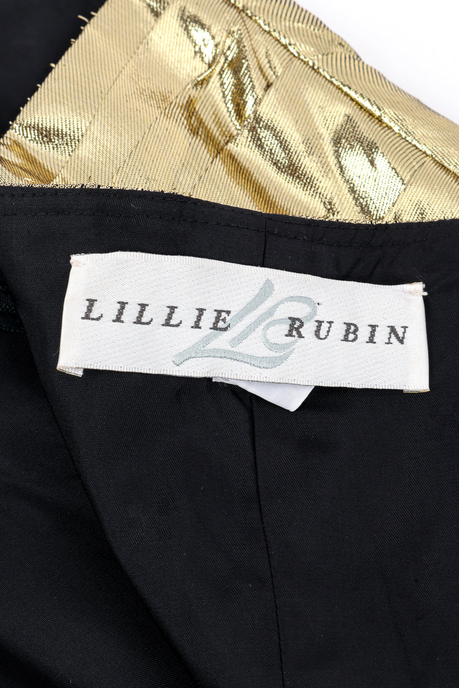 Asymmetrical Strapless Ruche Gown by Lillie Rubin label @recessla