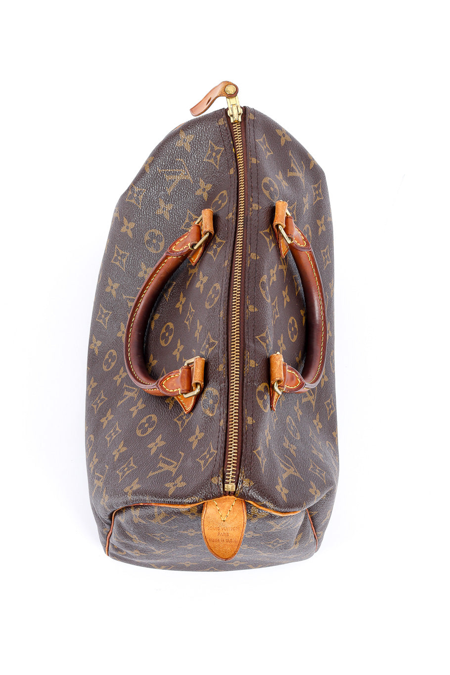 Vintage Louis Vuitton Classic Monogram Speedy 30 Bag II top view @Recessla