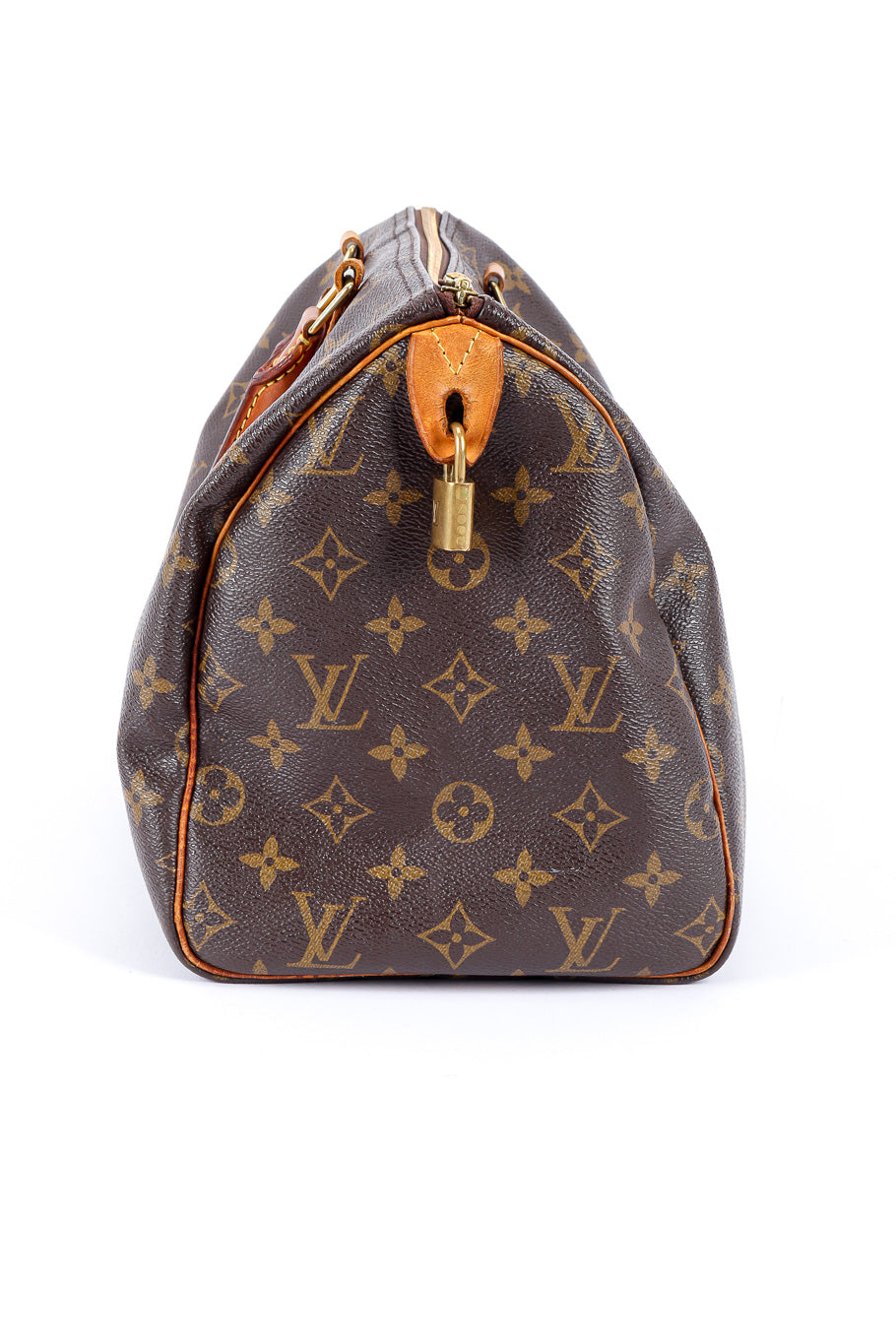 Vintage Louis Vuitton Classic Monogram Speedy 30 Bag II side view @Recessla