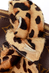 Louis Vuitton x Alaïa 1996 "La Centenaire" Leopard Print Alma Bag wear @RECESS LA