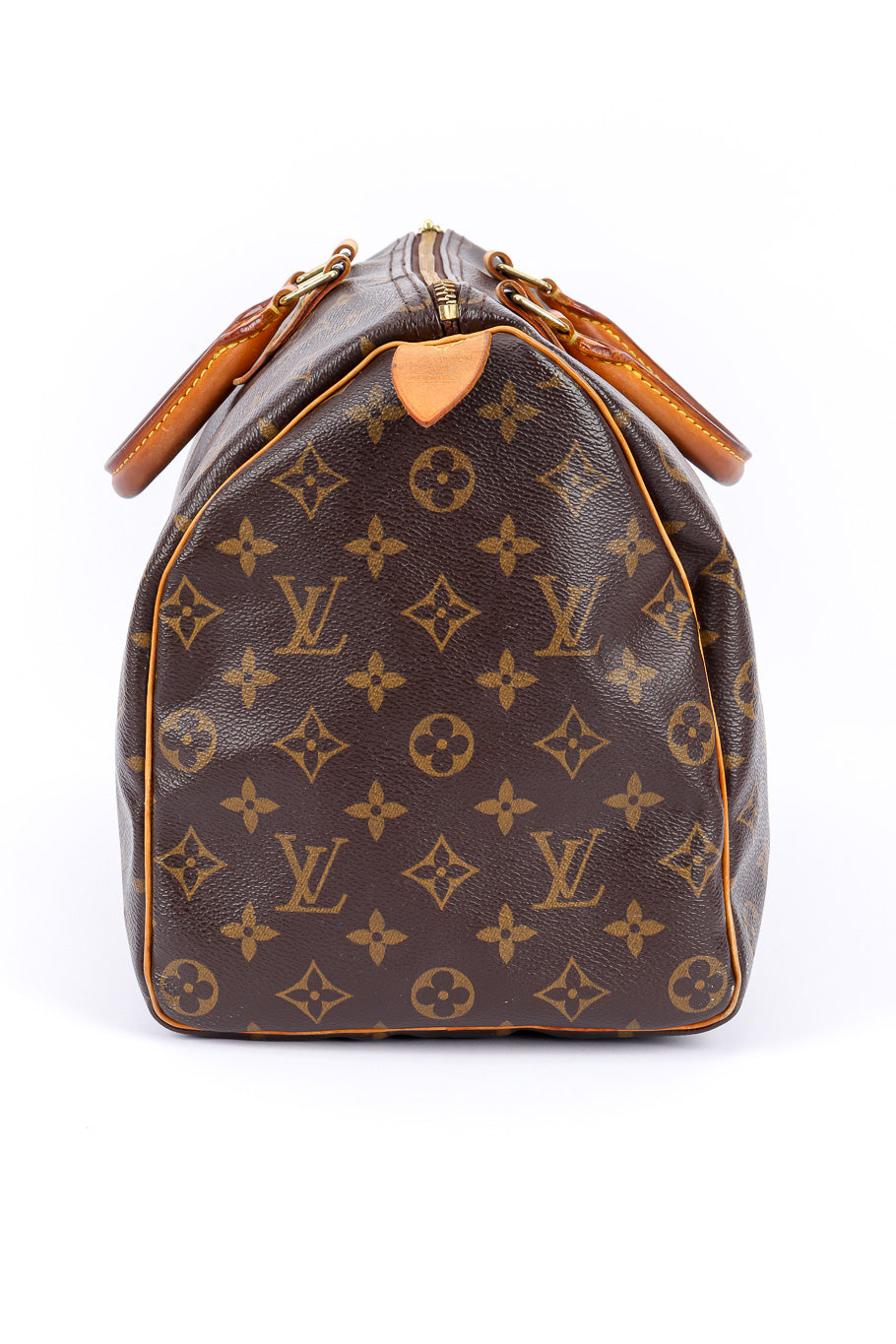 Vintage Louis Vuitton Classic Monogram Speedy 35 Bag side view @Recessla