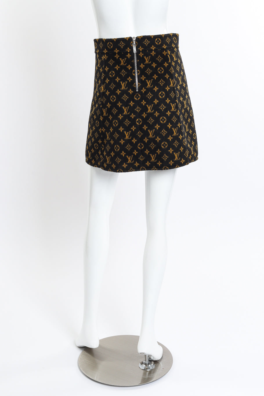 Louis Vuitton Monogram Slit Skirt back on mannequin @recess la