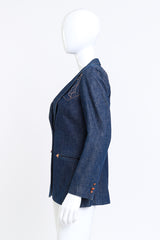 Larry Mahan Cowboy Collection Denim Blazer side @RECESS LA