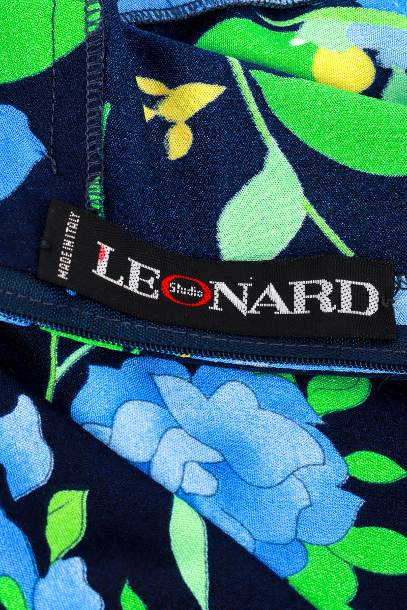 Leonard Forget-Me-Nots Floral Mini Dress label @RECESS LA