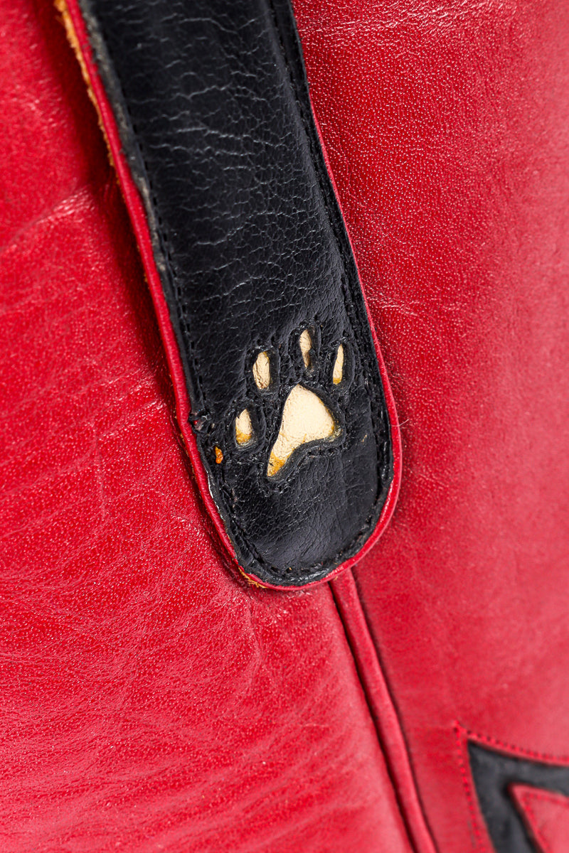 Liberty Boot Co. Bad Kitty Western Boots outer tab closeup @Recessla