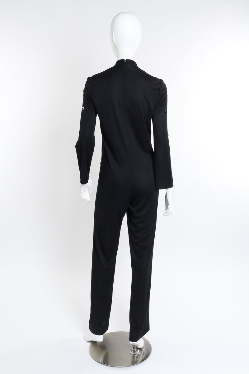 Mirror Disc Jumpsuit by Lilli Diamond on mannequin back @recessla