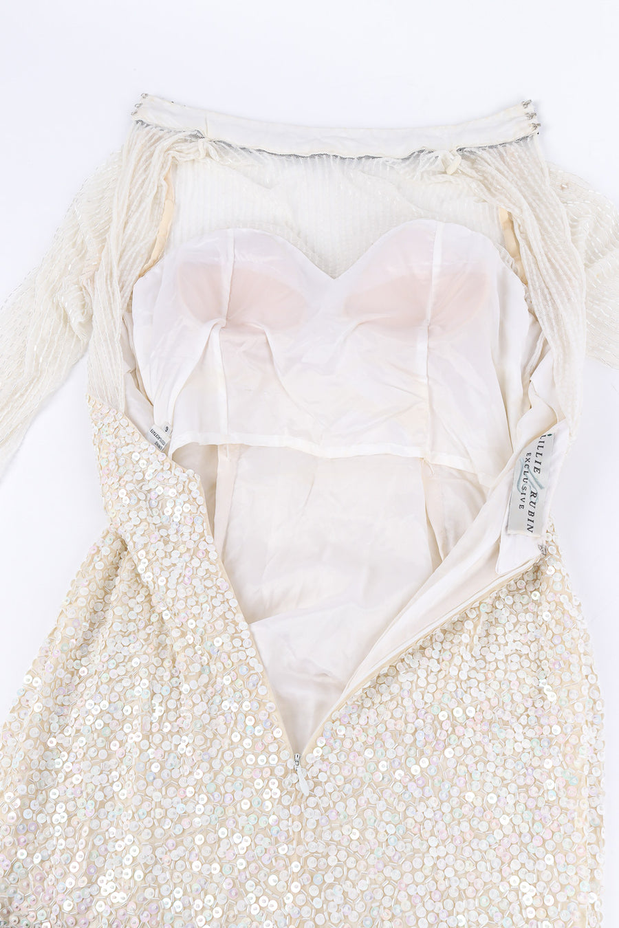 Vintage Lillie Rubin Embellished Long Sleeve Gown – Recess