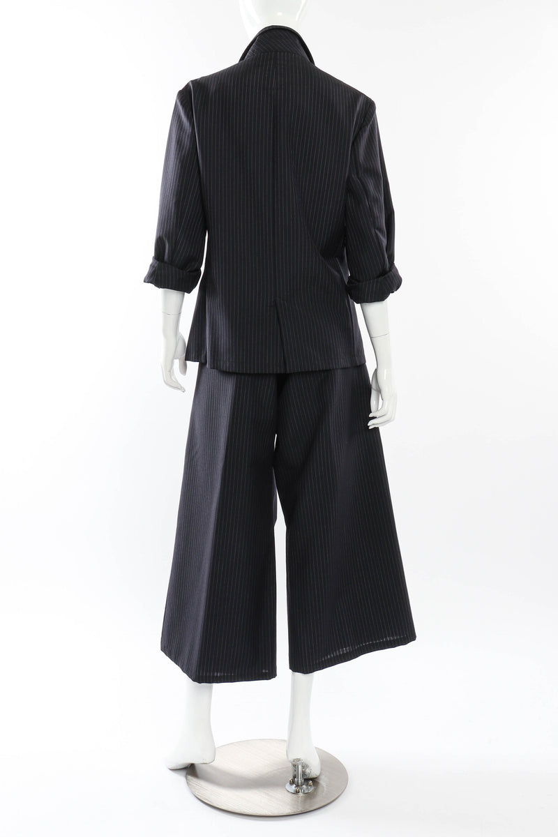 Limi Feu Pinstripe Wool Suit back on mannequin @recessla