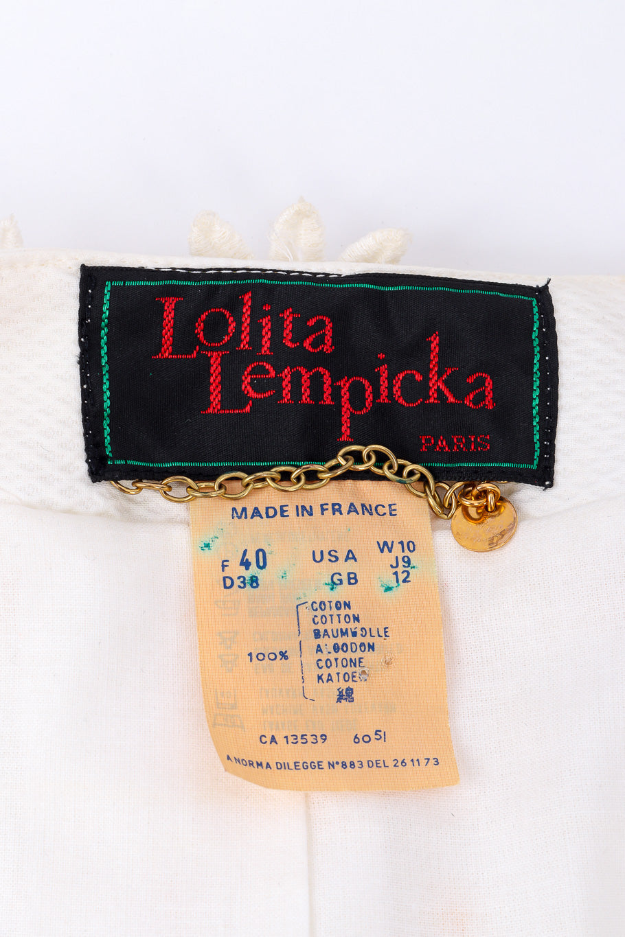 Daisy appliqué jacket by Lolita Lempicka label @recessla