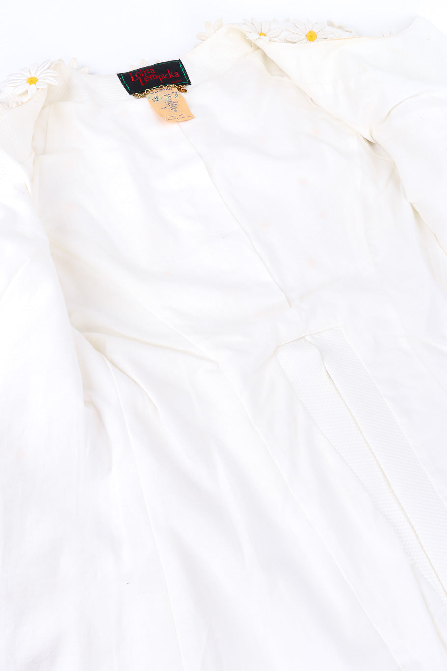 Daisy appliqué jacket by Lolita Lempicka lining @recessla