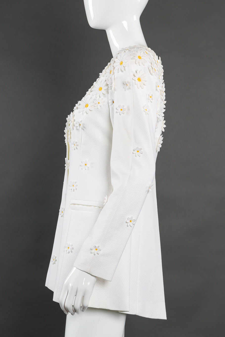 Daisy appliqué jacket by Lolita Lempicka on mannequin side @recessla