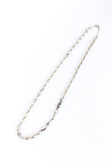 Ippolita Sterling Silver Hammered Bead Necklace flat @RECESS LA