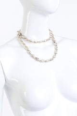 Ippolita Sterling Silver Hammered Bead Necklace mannequin @RECESS LA