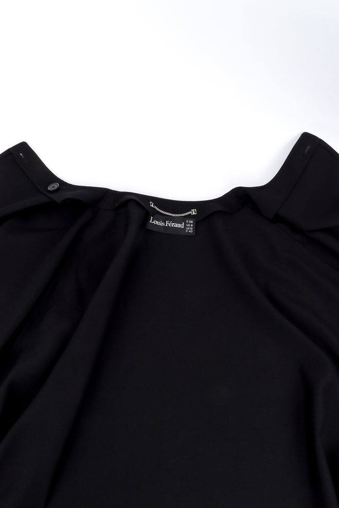 Vintage Louis Féraud Crossover Cocoon Jacket view of interior @recess la