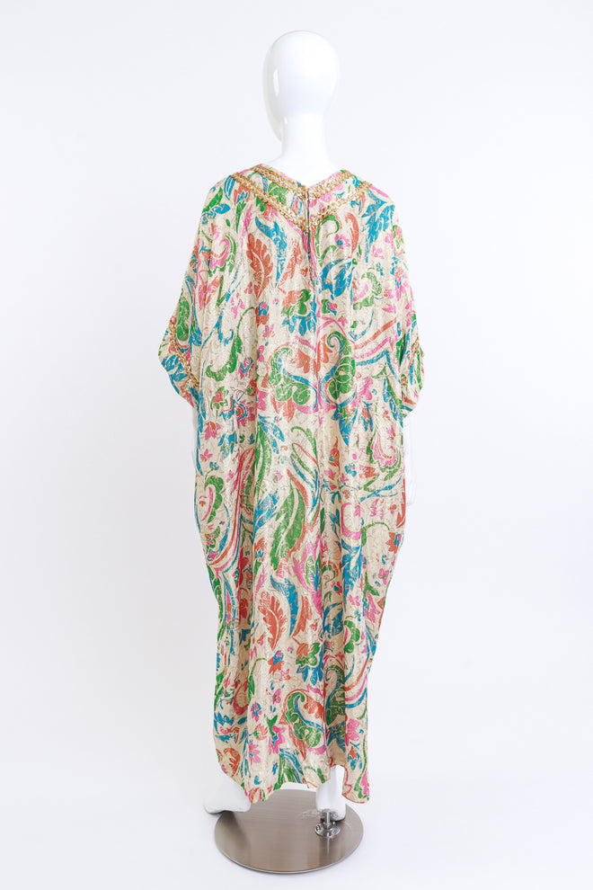 Lucie Ann Floral Brocade Metallic Caftan on mannequin @RECESS LA