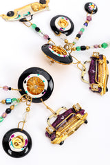 Vintage Lunch at the Ritz Classic Car Earrings charm closeup @recess la