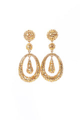 Marie Monsod Hoop Drop Earrings front @recessla