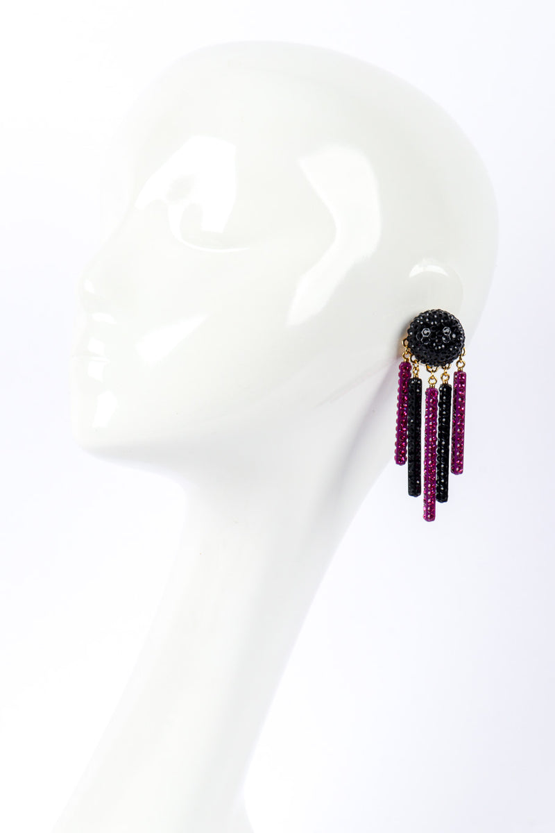 Marie Monsod Sticks Earrings on mannequin @recessla