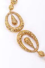 Marie Monsod Hoop Drop Earrings closeup @recessla