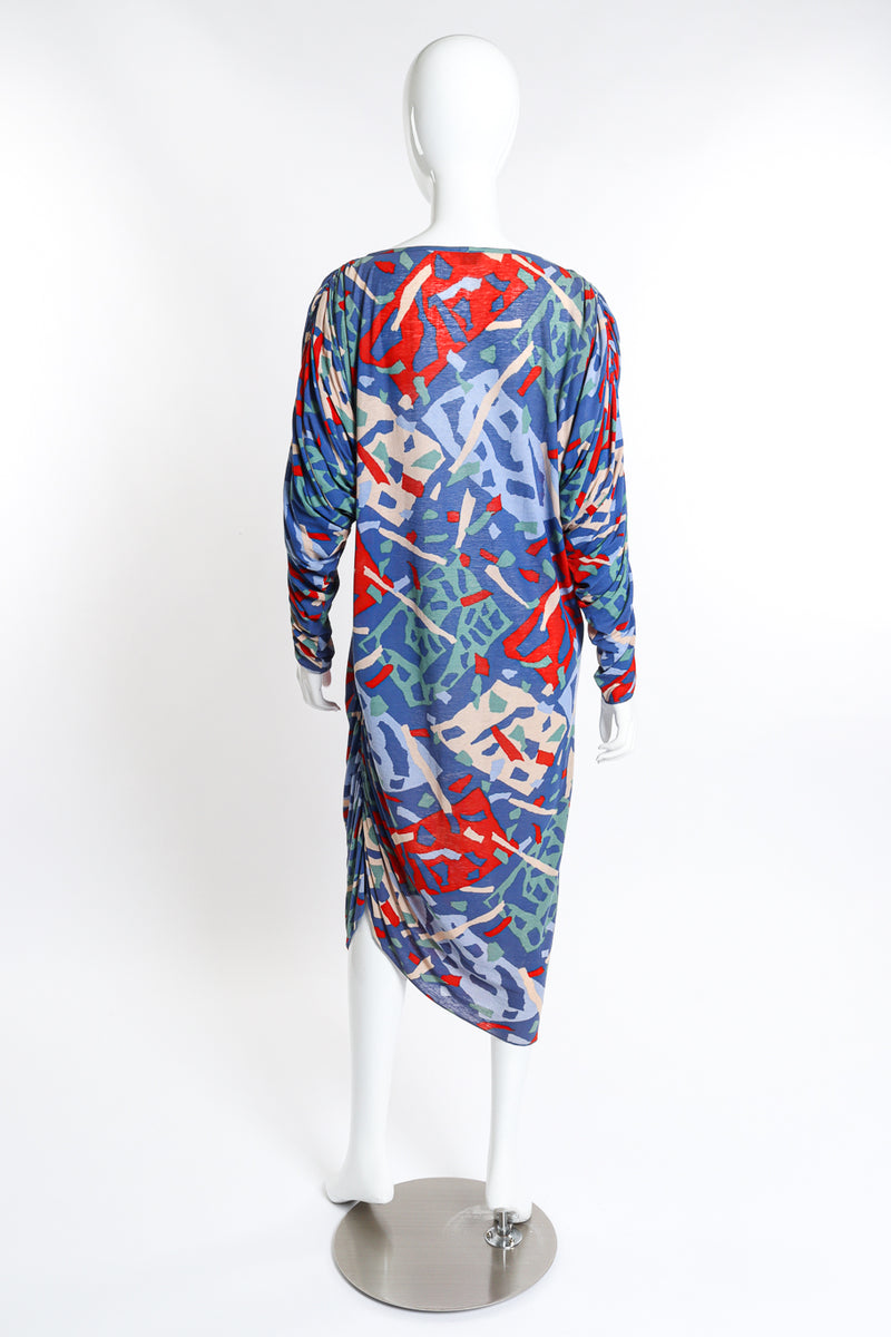 Vintage Missoni Abstract Print Dress back on mannequin @recess la