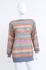 Missoni Crochet Knit Pastel Stripe Top on mannequin @RECESS LA