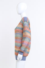 Missoni Crochet Knit Pastel Stripe Top on mannequin @RECESS LA