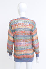 Missoni Crochet Knit Pastel Stripe Top on mannequin @RECESS LA