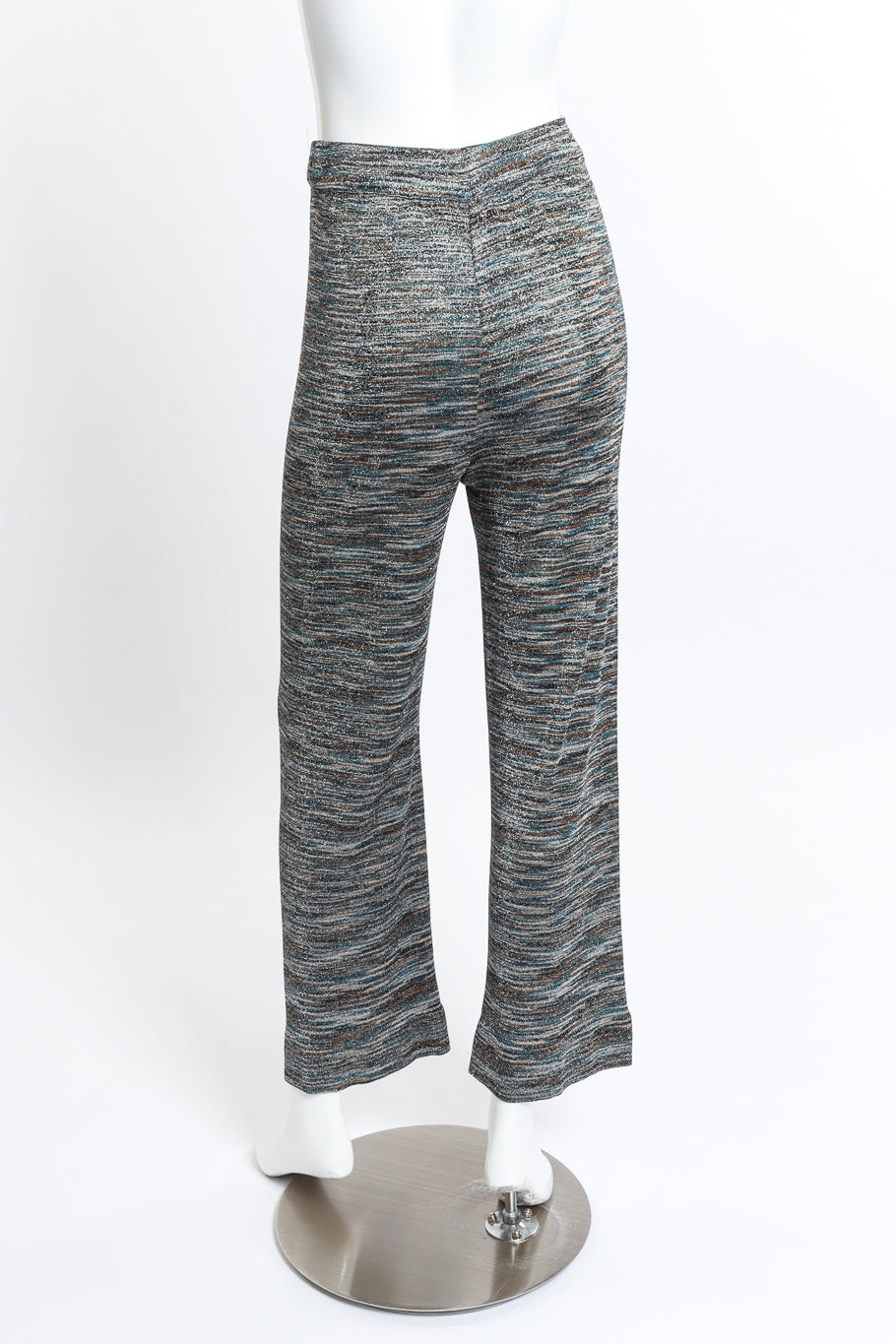 Striped Crop Top & Trouser Set trouser back on mannequin @RECESS LA
