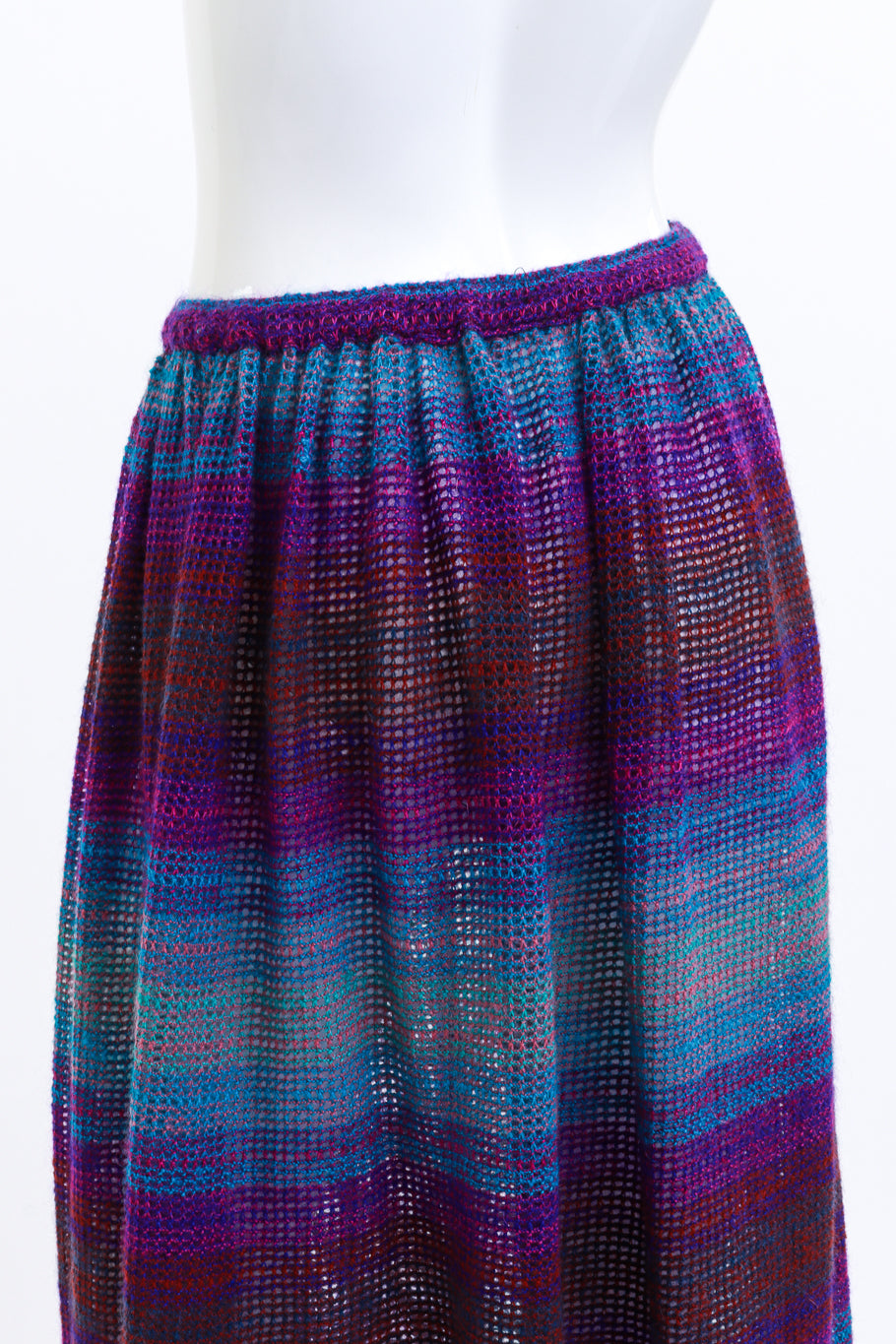 Missoni Striped Knit Sweater & Skirt Set skirt detail on mannequin @RECESS LA