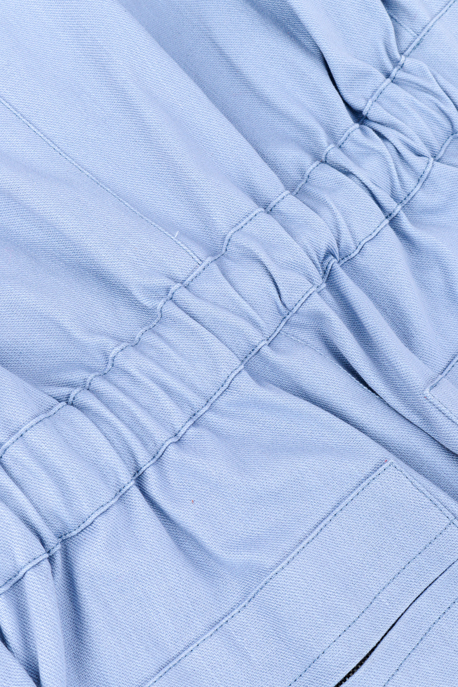 Miu Miu 2018 Resort Patch Coveralls elastic waist closeup @recess la