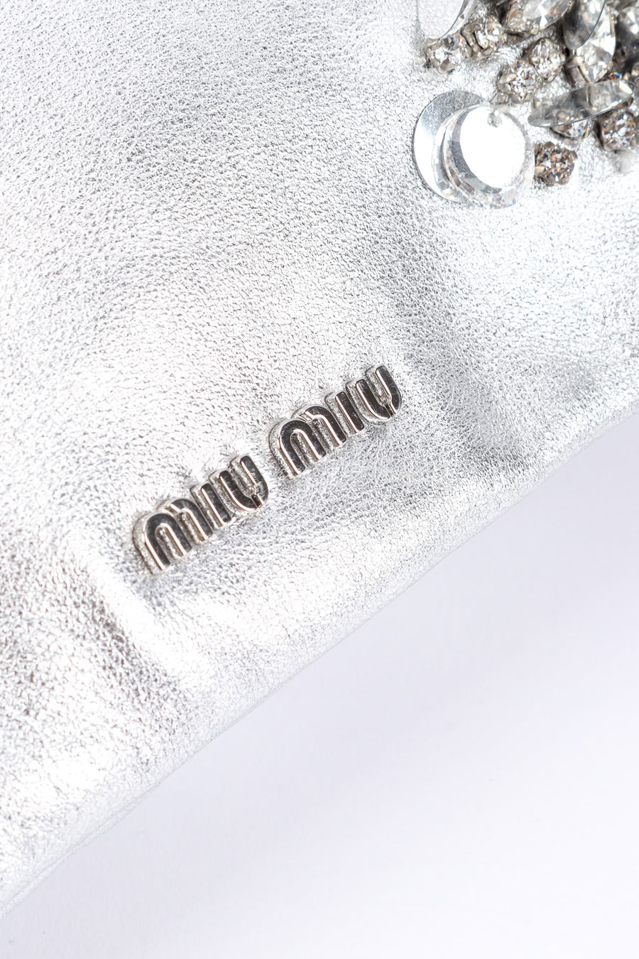 Miu Miu Metallic Drawstring Bag – Recess