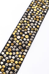 Vintage Michael Morrison MX Wide Stud Belt stud closeup @recess la