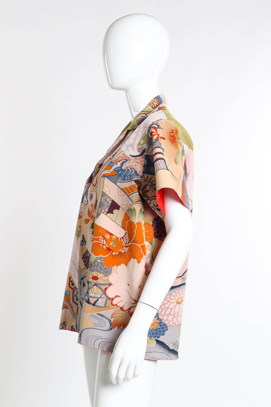 Maison Margiela 2019 S/S Japanese Crane Shirt side on mannequin @recess la