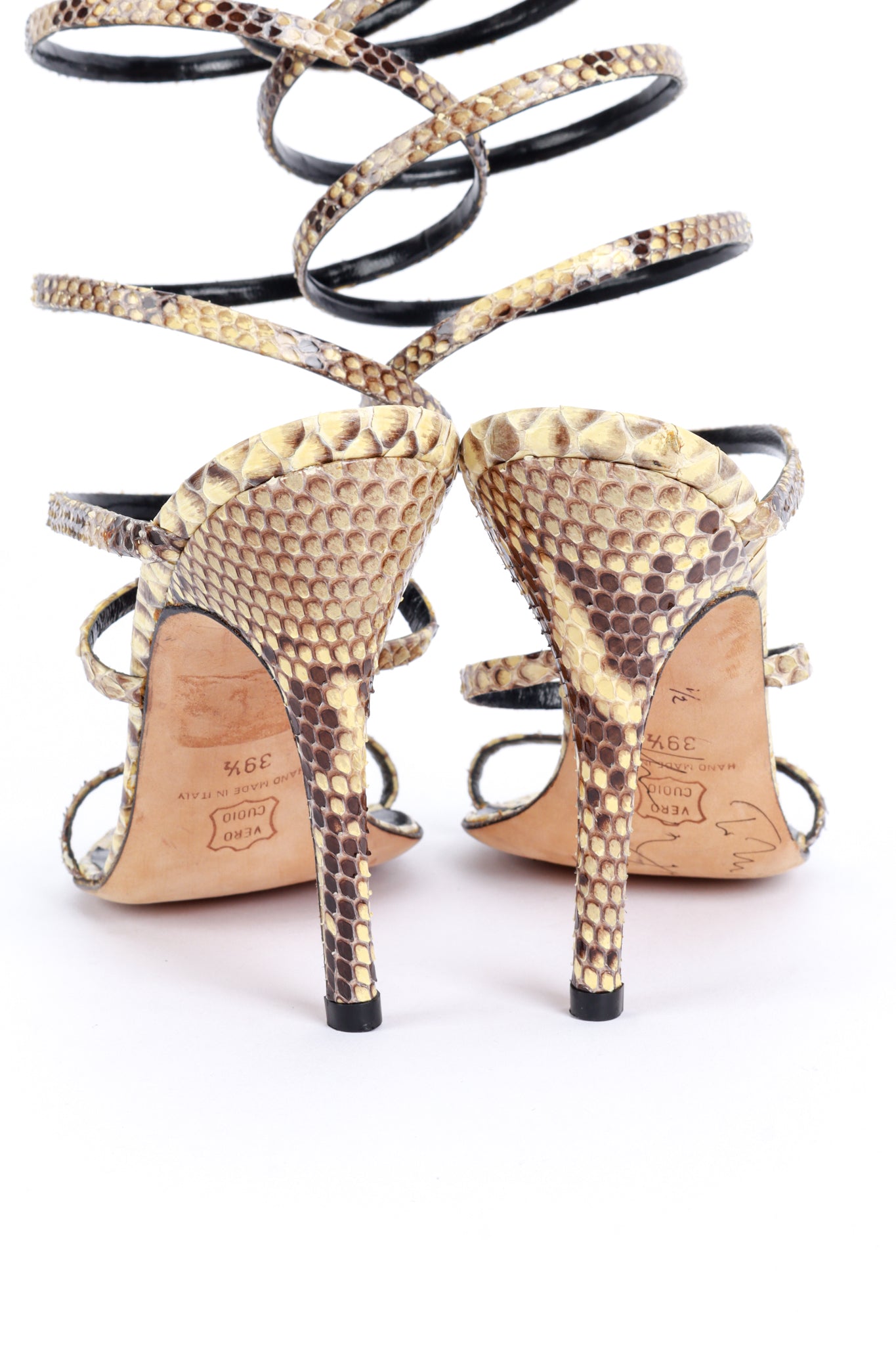 Coil sandals by Manolo Blahnik heels @ Recess LA