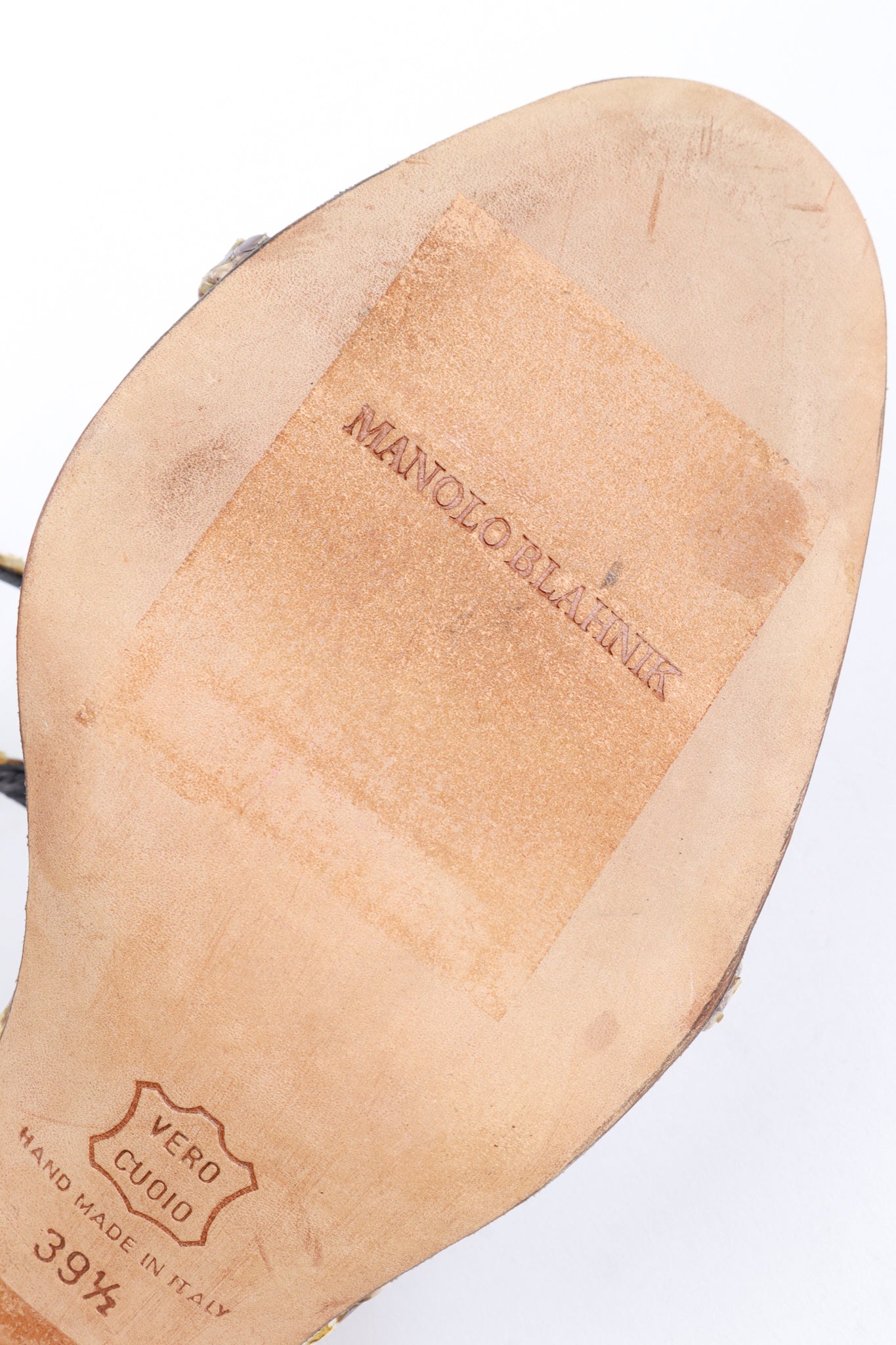 Coil sandals by Manolo Blahnik signature @ Recess LA