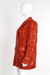 Marcell Von Berlin Sequin Blazer side on mannequin @recessla