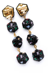 Marie Monsod Nugget Earrings clip on back signature @recessla