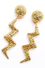 Marie Monsod Thunderbolt Earrings front closeup @recessla