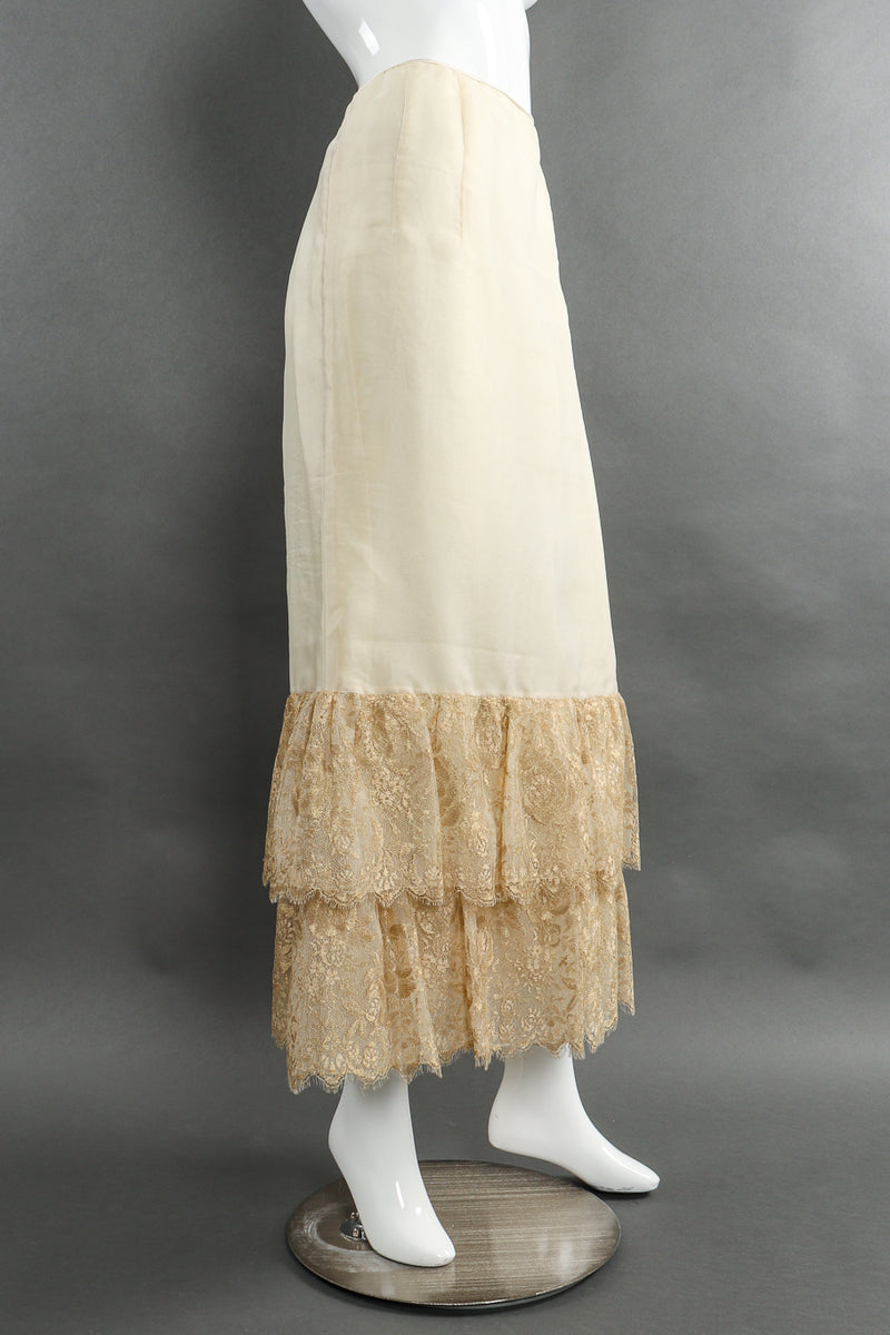 Vintage Mary McFadden Tiered Lace Mermaid Skirt – Recess