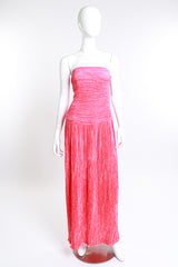 Ruched Bow Evening Gown by Mary McFadden front mannequin @RECESS LA