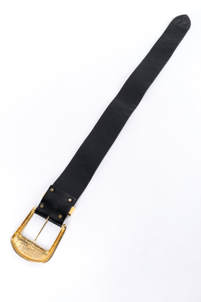 Vintage Michael Morrison MX Aurora Crystal Studded Belt back extended @recess la
