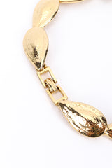 Vintage Mimi Di N Teardrop Plate Pendant Necklace clasp closure @recess la